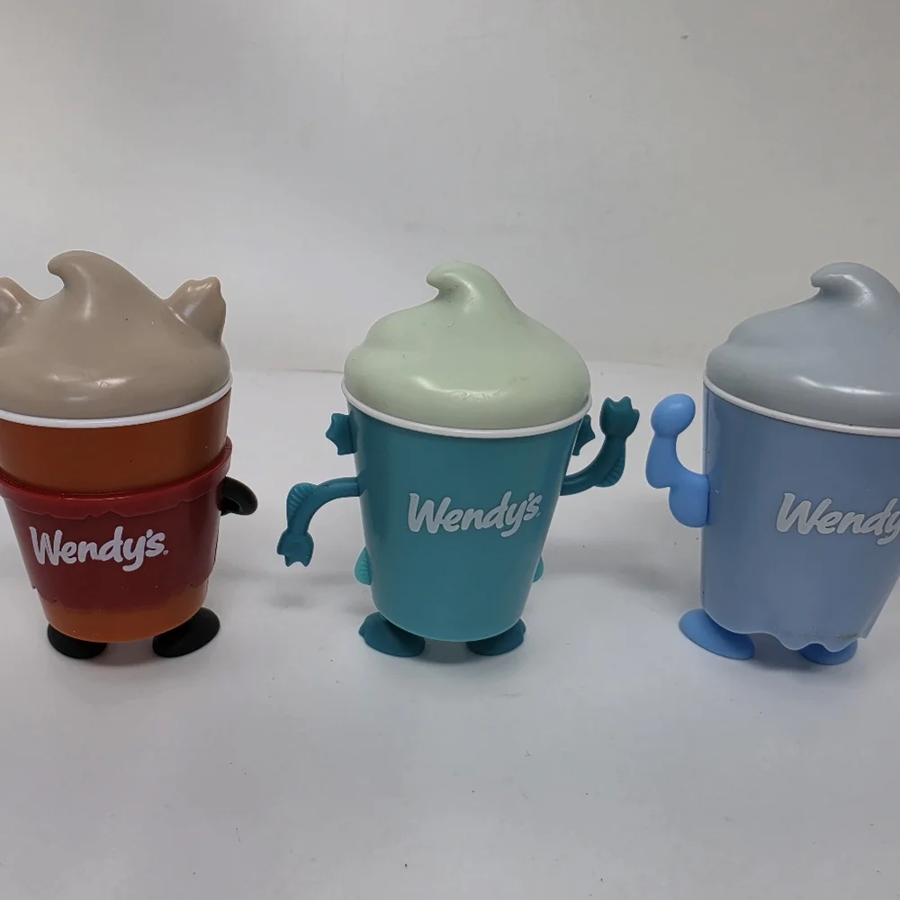 Wendys Fast Food Frosty Fright Night Lot of 3